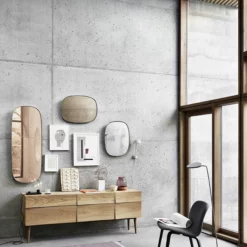 Muuto Framed Mirror -Hallway Salg muuto spejl framed mirror small taupe clear 3951708 scaled