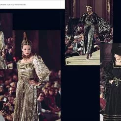 New Mags Yves Saint Laurent Haute Couture - Catwalk -Hallway Salg new mags bog new mags the world according to karl mini w satin cover thames hudson 7003010