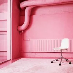 Normann Copenhagen Form Chair - Swivel 5W Gaslift -Hallway Salg normann copenhagen stol form chair swivel 5w gaslift stel sort aluminium saede blaa 7259391