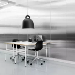 Normann Copenhagen Form Chair - Swivel 5W Gaslift -Hallway Salg normann copenhagen stol form chair swivel 5w gaslift stel sort aluminium saede graa 9706778