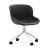 Normann Copenhagen Hyg Chair Swivel 4W - Full Upholstery -Hallway Salg normann copenhagen stol hyg chair swivel 4w full upholstery ultra leather black aluminum 922273.png scaled