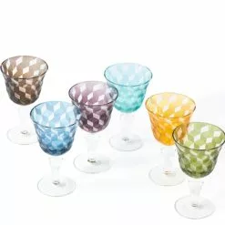 Pols Potten Block Wine Glasses -Hallway Salg pols potten vinglas block wine glasses blue 409806.png scaled