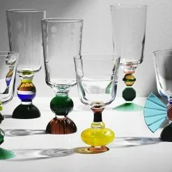 Reflections Copenhagen Mayfair Short Crystal Glass - 2 Pcs -Hallway Salg reflections copenhagen glas mayfair short crystal glass reflectionscopenhagen clear emerald brown mint bright yellow 3084973.png