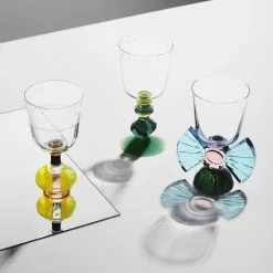 Reflections Copenhagen Richmond Short Crystal Glass - 2 Pcs -Hallway Salg reflections copenhagen glas richmond short clear black coral bright yellow 5928346.png scaled