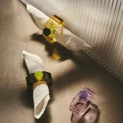 Reflections Copenhagen Shelby Napkin Rings, Set Of 2 -Hallway Salg reflections copenhagen shelby napkin rings set of 2 yellow green grey neon yellow 1691066.png scaled