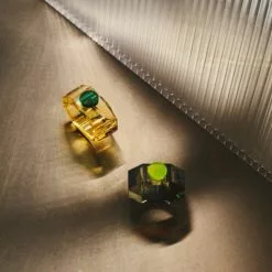 Reflections Copenhagen Shelby Napkin Rings, Set Of 2 -Hallway Salg reflections copenhagen shelby napkin rings set of 2 yellow green grey neon yellow 9686403.png scaled