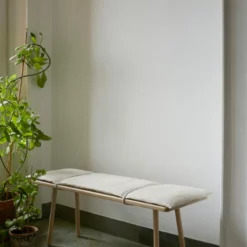 Skagerak Georg Bench -Hallway Salg skagerak skammel georg bench oak linen fibre wadding 7876015.png scaled