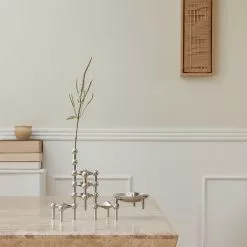 STOFF Nagel Candle Holder -Hallway Salg stoff lysestage nagelstagen krom saet a 3 stk 173488 scaled