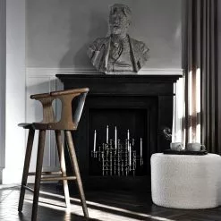 STOFF Nagel Candle Holder -Hallway Salg stoff lysestage nagelstagen sort krom saet a 3 stk 2999819 scaled