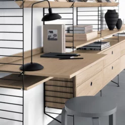 String Work Desk -Hallway Salg string bord string work desk walnut 5322106 scaled