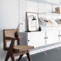 String Wood Magazine Shelf -Hallway Salg string magasinholder string wood magazine shelf large walnut 736868 scaled