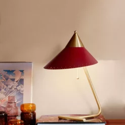 Warm Nordic Brass Top Lamp -Hallway Salg warm nordic bordlampe brass top lamp charcoal 4429271 scaled