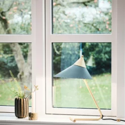 Warm Nordic Brass Top Lamp -Hallway Salg warm nordic bordlampe brass top lamp charcoal 8754588 scaled