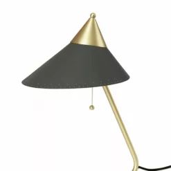 Warm Nordic Brass Top Lamp