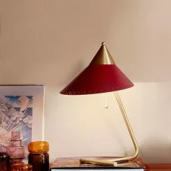 Warm Nordic Brass Top Lamp -Hallway Salg warm nordic bordlampe brass top lamp warm white 8293249 scaled