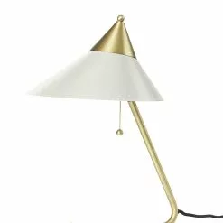 Warm Nordic Brass Top Lamp