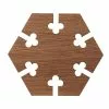 Warm Nordic Gourmet Wood Trivet -Hallway Salg warm nordic bordskaaner gourmet wood trivet hexagon oak 1182271