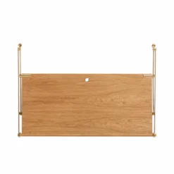 WeDoWood Loop Desk -Hallway Salg wedowood skrivebord loop desk oak brass bracket 1184190.png scaled