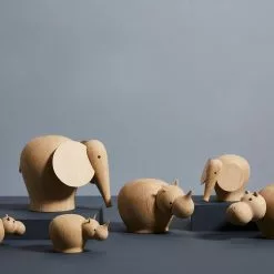 Woud Rina - Rhinoceros -Hallway Salg woud figur hibo hippopotamus massivt egetrae small 7858265 24073