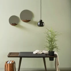 Woud Pocket Mirror -Hallway Salg woud spejl woud pocket spejl sort egetrae 527073 scaled